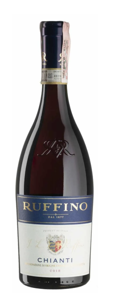 Вино Ruffino Аціано Кьянті сух/чер 0,75л Італ 13%